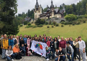 Uczestnicy wymiany Erasmus w Rumunii.